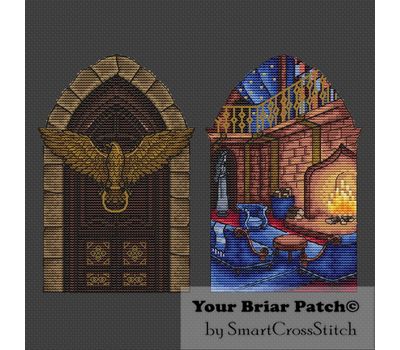 Ravenclaw Room cross stitch pattern