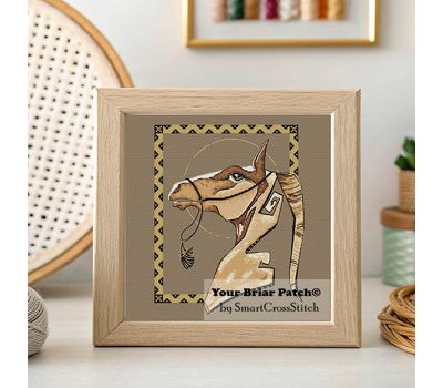 Reverse Horse cross stitch pattern