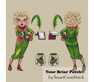 Rita Skeeter cross stitch pattern