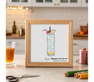 Rum Collins cross stitch pattern