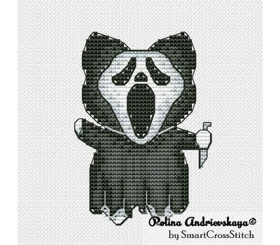 Scream Cat cross stitch Scream Cat cross stitch pattern