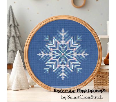 Snowflake1 cross stitch pattern