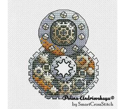 Steampunk Eight cross stitch