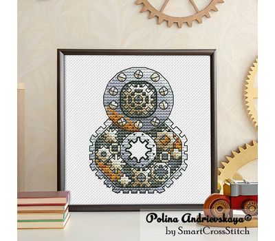 Steampunk Eight cross stitch pattern