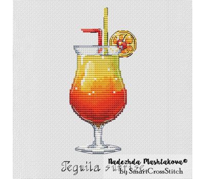Tequila Sunrise cross stitch