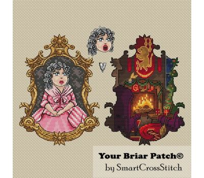The Fat Lady cross stitch pattern