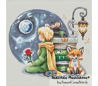 The Little Prince cross stitch