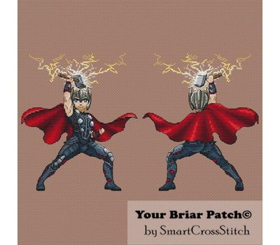 Thor cross stitch