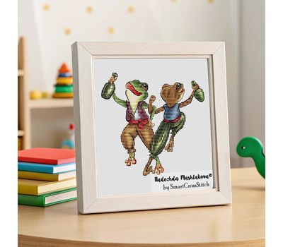 Toads with Rum cross stitch pattern