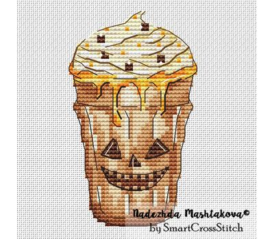 Trick or Treat Ice Cream cross stitch