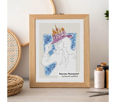 Urban elegance cross stitch pattern