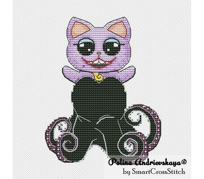 Ursula Cat cross stitch