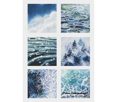 Water Conditions Sampler cross stitch