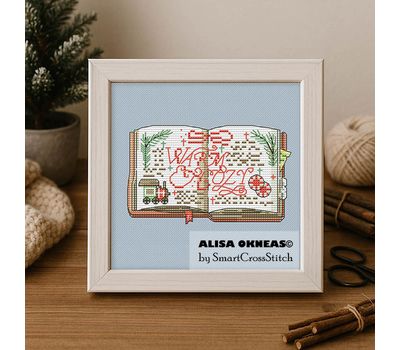 Winter Book cross stitch pattern