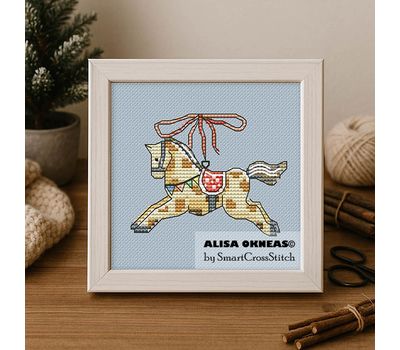 Winter Horse cross stitch pattern