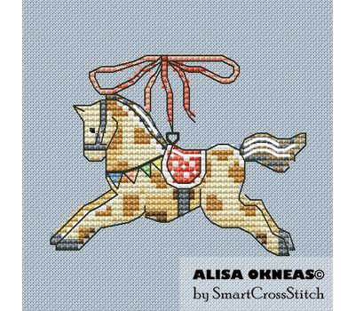 Winter Horse cross stitch