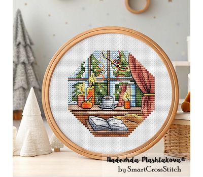 Winter harmony cross stitch pattern