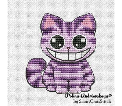 Cheshire Cat cross stitch