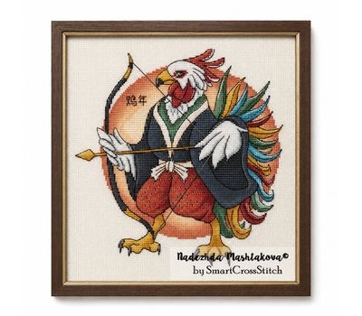 Chinese Rooster cross stitch Chinese Rooster cross stitch