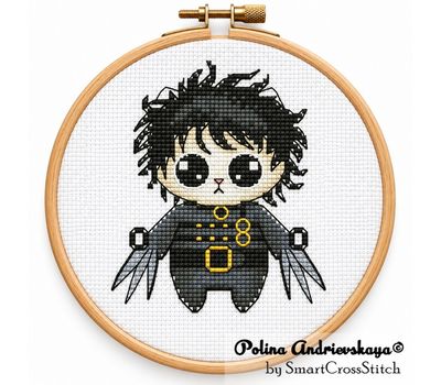 Edward Cat cross stitch