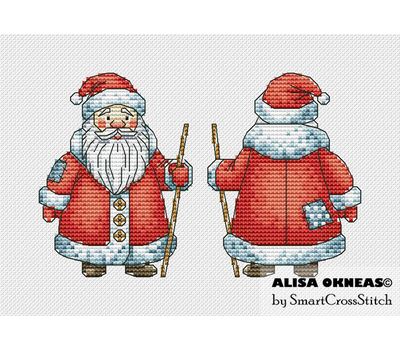 Father Frost Toy cross stitch