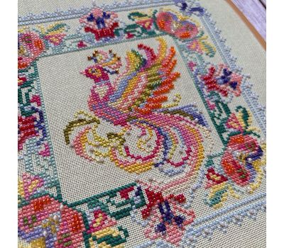 Fire Bird cross stitch design