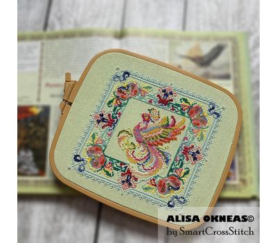 Fire Bird cross stitch pattern