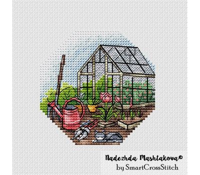 Flower Greenhouse cross stitch