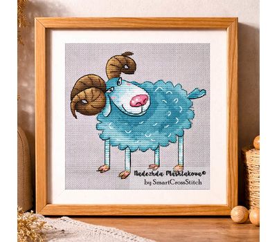 Funny Sheep cross stitch pattern