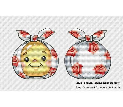 Kolobok cross stitch