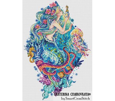 The Little Mermaid cross stitch