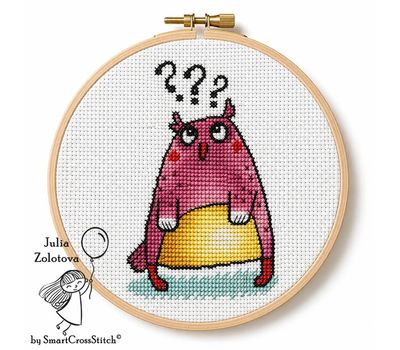 What's going on here owl cross stitch chart