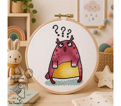 What's going on here owl cross stitch pattern