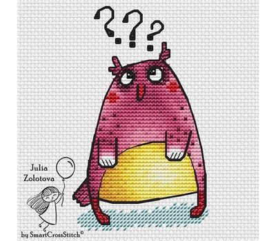 What's going on here owl cross stitch