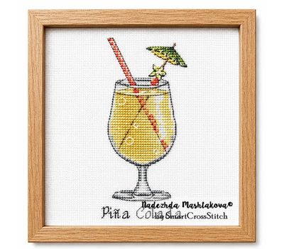 Pina Colada cross stitch chart