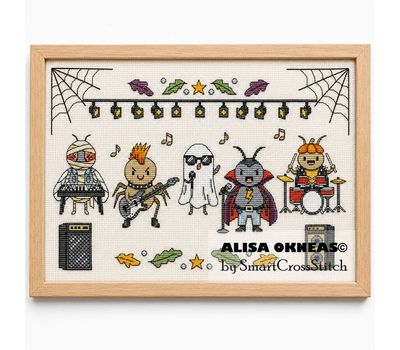 Rock Beetles cross stitch chart