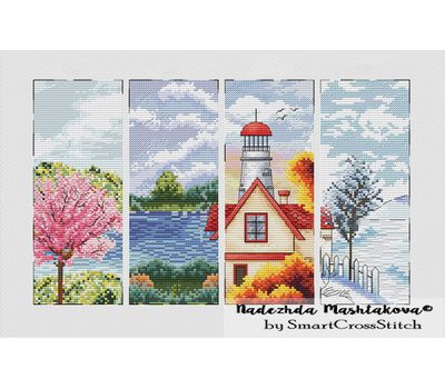 Seasonal Panels cross stitch