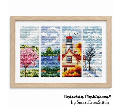 Seasonal Panels cross stitch chart