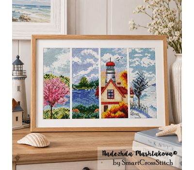 Seasonal Panels cross stitch pattern