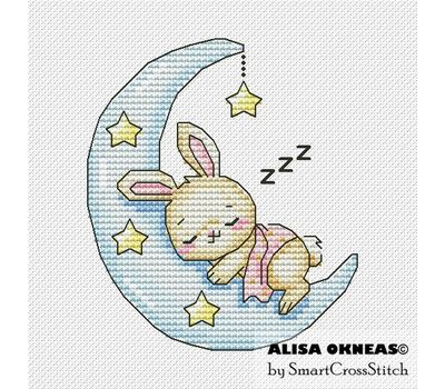 Sleeping Bunny cross stitch