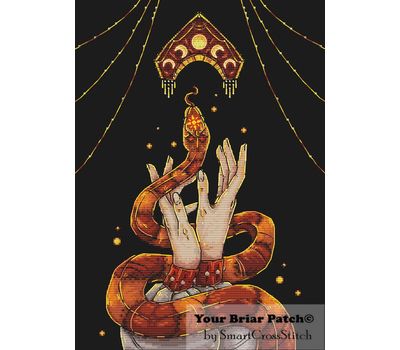 Snake's Bride cross stitch