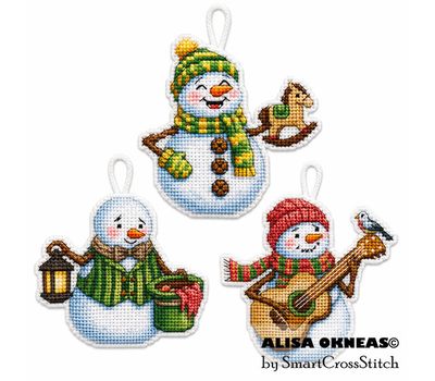 Snowmen Set cross stitch patterns