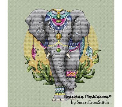 The Elephant cross stitch