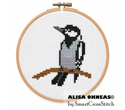Woodpecker 2 cross stitch