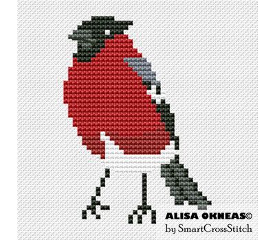 Bullfinch 2 cross stitch