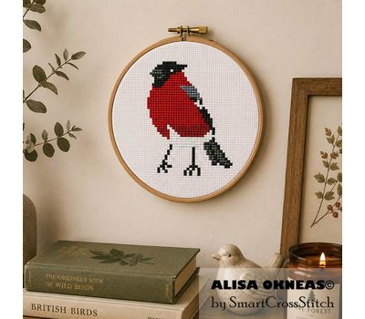 Bullfinch 2 cross stitch pattern