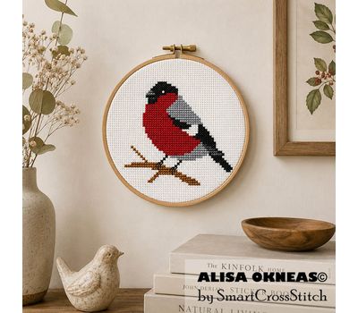 Bullfinch 1 cross stitch pattern
