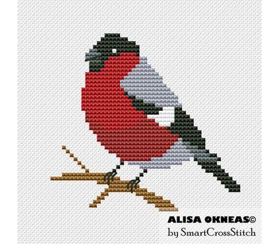 Bullfinch 1 cross stitch