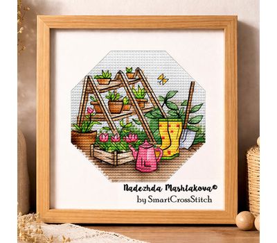 Тhe seedlings cross stitch pattern