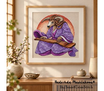Chinese Bull cross stitch pattern